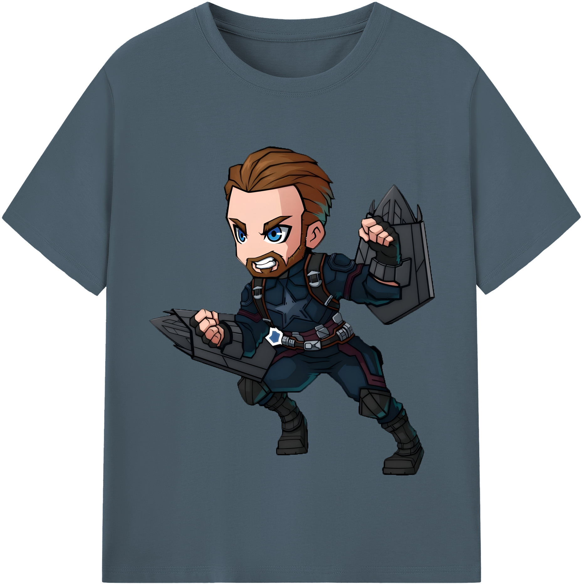 （画像用） アベンジャーズ The Avengers 綿100％半袖Tシャツ（フロントプリント）